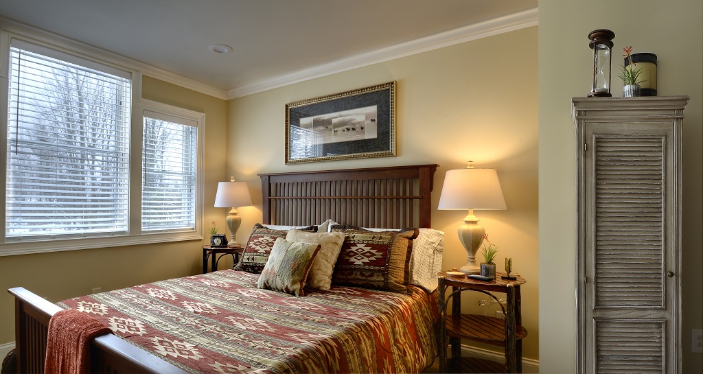 Beautiful second level guest bedroom
